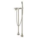 Polished Nickel / Cross Handle