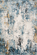 Denim / Ivory / 5'-3" x 7'-6"