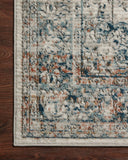 Ivory / Ocean / 2'-8" x 13'