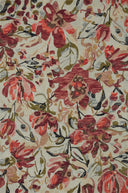Ivory / Raspberry / 5'-0" x 5'-0" Round
