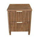 LH Home Britanica 2 Drawer Nightstand