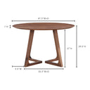 Brown / Round