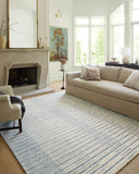 Ivory / Denim / 3'-6" x 5'-6"