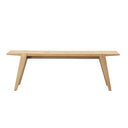 LH Home Colton Small Dining Bench with Brass