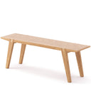 LH Home Colton Large Dining Bench with Brass
