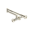 Polished Nickel / Ivory Wheel Handle