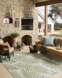 Ivory / Green / 7'-10" x 10'