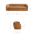 Tan Faux Mohair