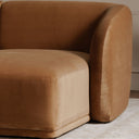 Tan Faux Mohair / Right