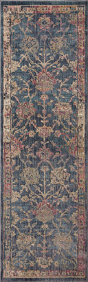 Navy / Multi / 7'-9" x 7'-9" Round