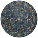 Denim / Multi / 3'-7" x 5'-7"