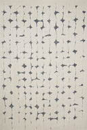 White / Navy / 5'-3" x 7'-8"