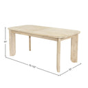 LH Home Haru Extension Dining Table (70"/102")