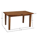 LH Home Irish Coast Large Extension Dining Table (72"/96")