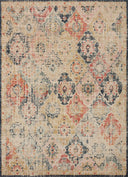Khaki / Multi / 5'-5" x 7'-6"