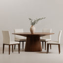 Walnut Brown / Oval