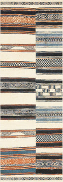 Ivory / Multi / 3'-11" x 5'-11"