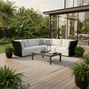 LH Home Naples Outdoor L-Shaped Sectional