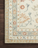 Ivory / Rust / 3'-6" x 5'-6"