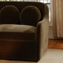 Dark Green Faux Mohair