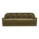 Dark Green Faux Mohair