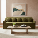 Dark Green Faux Mohair