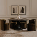 Faux Green Mohair