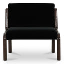 Black Faux Mohair