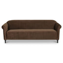 Dark Brown Faux Mohair