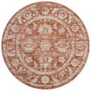 Rust / Ivory / 5'-3" x 5'-3" Round