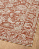 Rust / Ivory / 5'-3" x 5'-3" Round