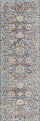 Sky / Rust / 5'-3" x 5'-3" Round
