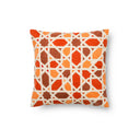 Orange / Red / 18" x 18" Cover w/Poly