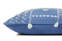 Blue / Ivory / 18" x 18" Cover w/Poly