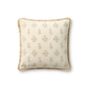 Ivory / 18" x 18" Cover w/Down