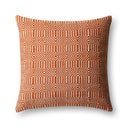 Orange / Ivory / 22" x 22" Cover w/Poly
