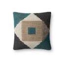 Teal / Multi / 18" x 18" Cover w/Poly
