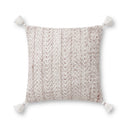 Blush / Natural / 18" x 18" Cover w/Poly