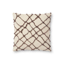 Ivory / Black / 18" x 18" Cover w/Poly