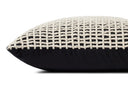 Black / Ivory / 18" x 18" Cover w/Poly