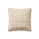 Beige / Ivory / 18 " x 18" Cover w/Down