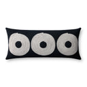 Loloi PLL0035 Geometric Embroidered Cotton Blend Lumbar Throw Pillow