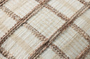Ivory / Brown / 20" x 20" Cover w/Poly