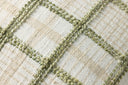 Ivory / Green / 18" x 18" Cover w/Poly