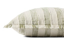Green / Ivory / 22" x 22" Cover w/Poly