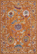 Orange / Multi / 3'-6" x 5'-6"