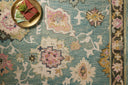 Teal / Multi / 9'-3" x 13'