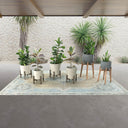 LH Home Patio Small Round Standing Pot