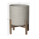 LH Home Patio Round Medium Standing Pot