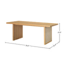 LH Home Rattan Dining Table